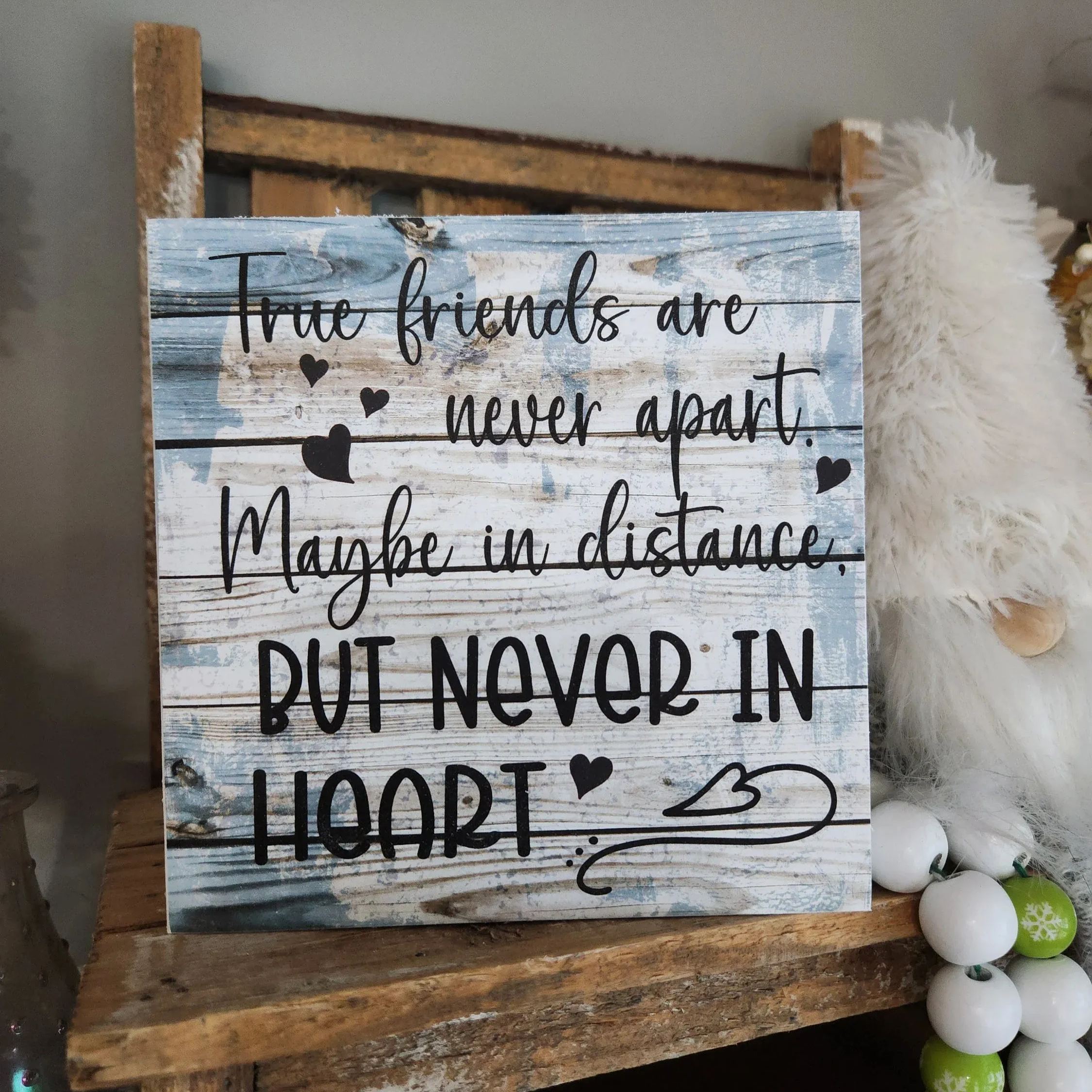 Appreciate The Journey Friendship Sign