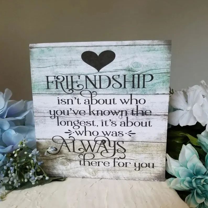 Appreciate The Journey Friendship Sign