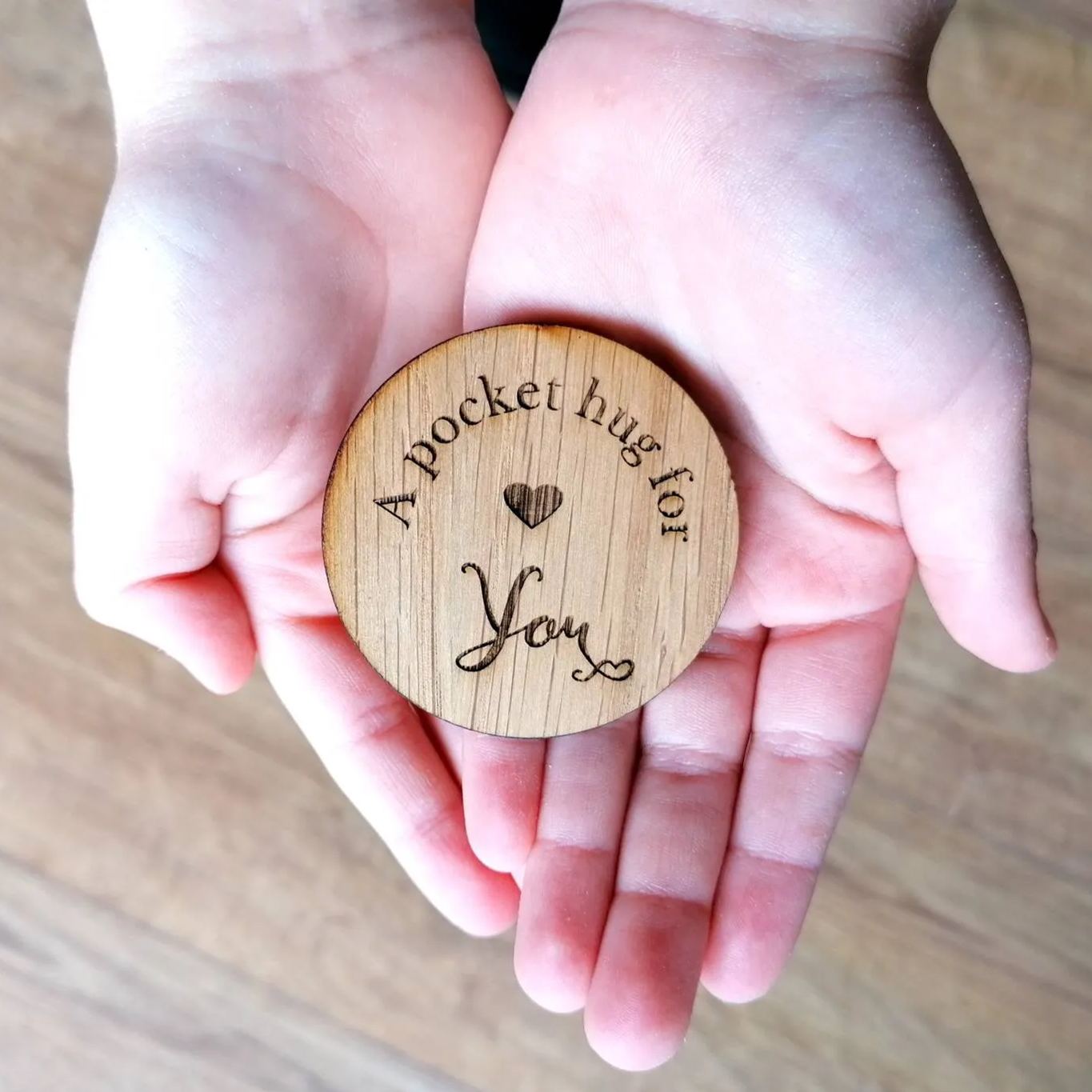 A Little Pocket Wooden Hug