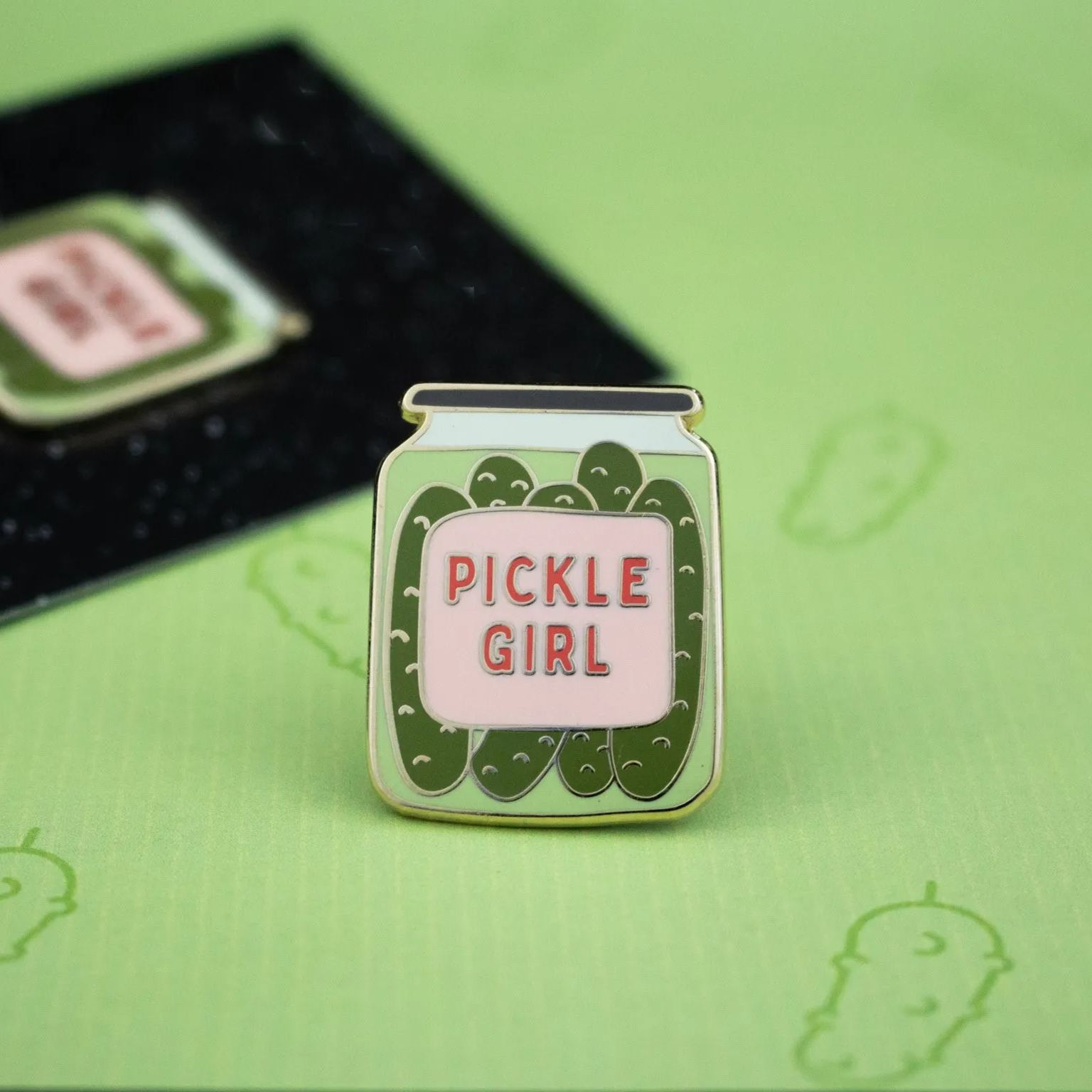 Lucky Pickle Enamel Pin