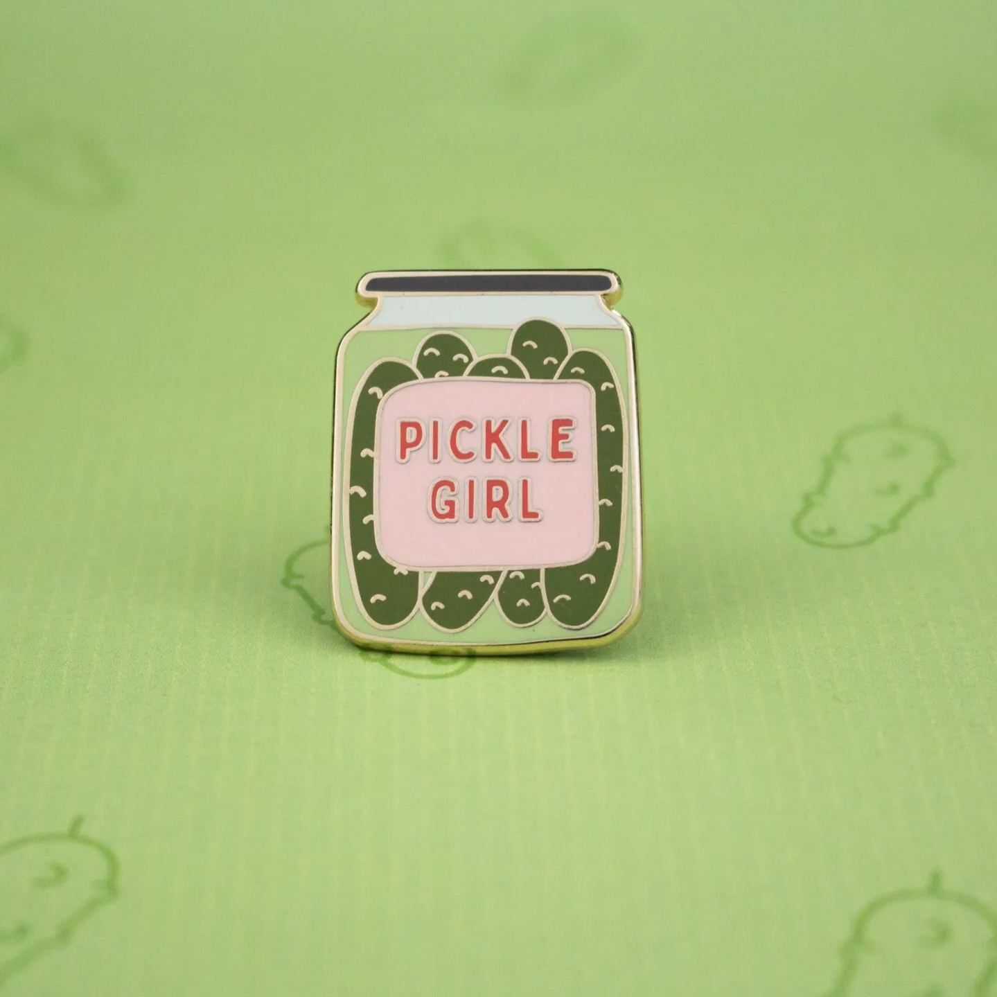 Lucky Pickle Enamel Pin