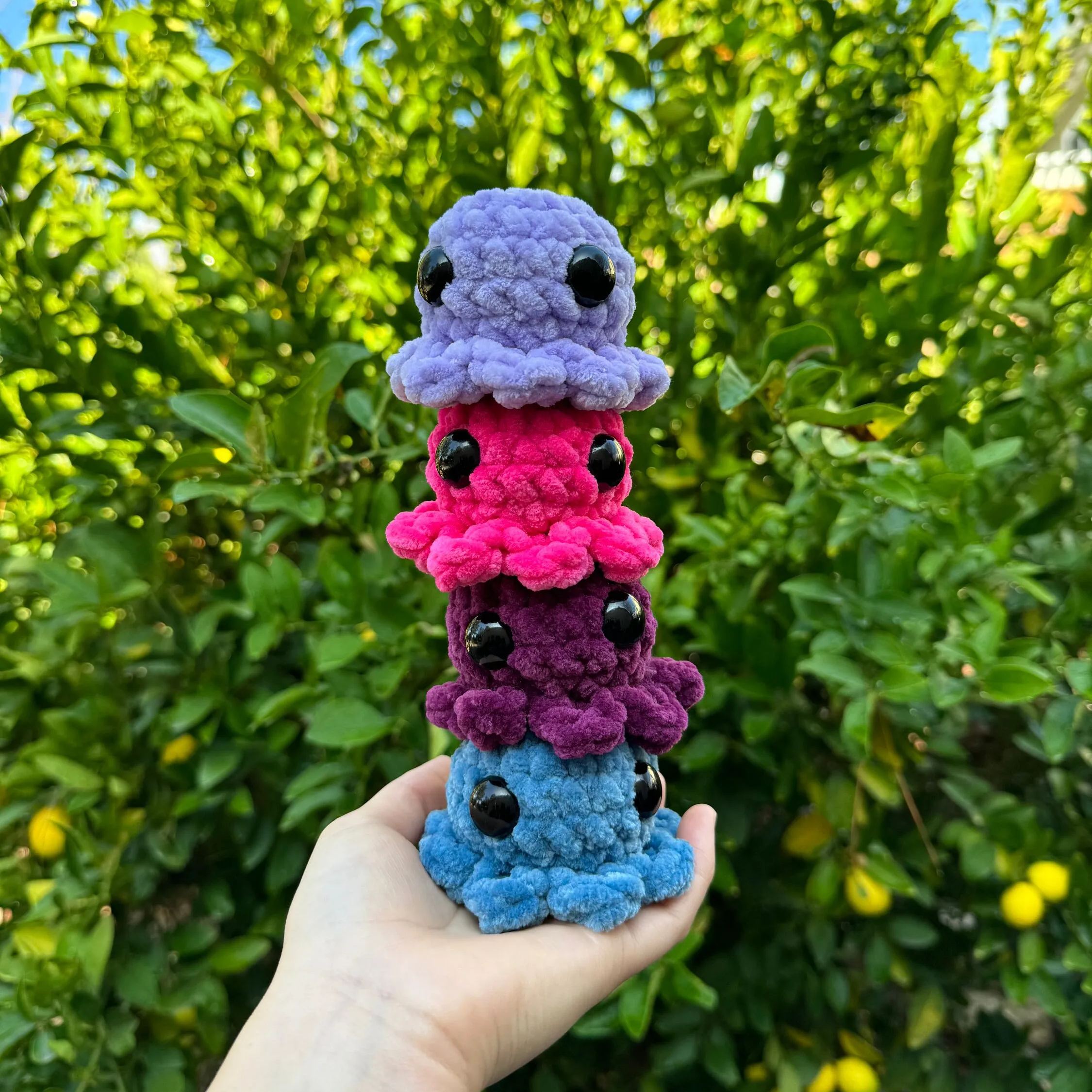 Crochet Mini Octopus Plush Toy 