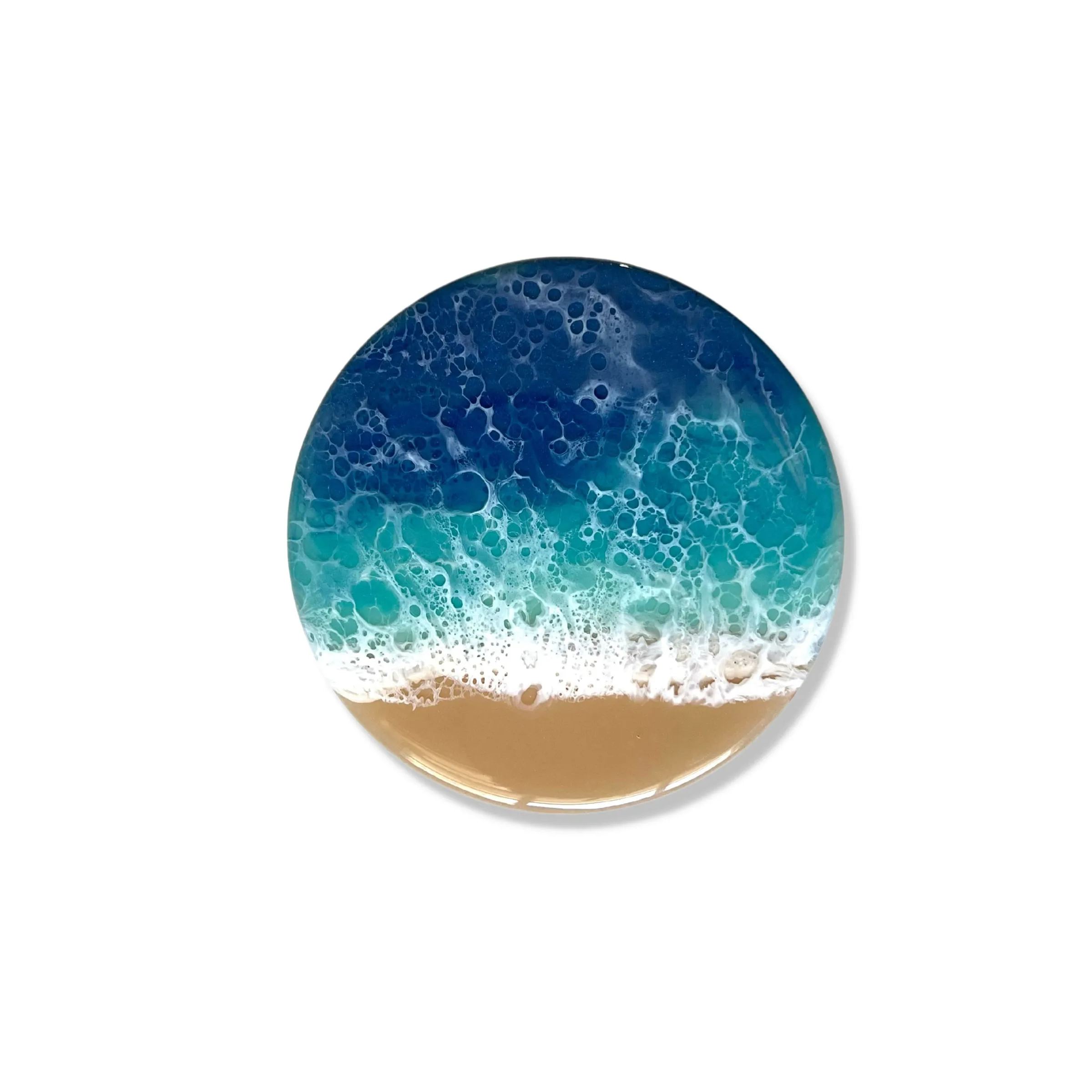 Resin Ocean Coaster Set 