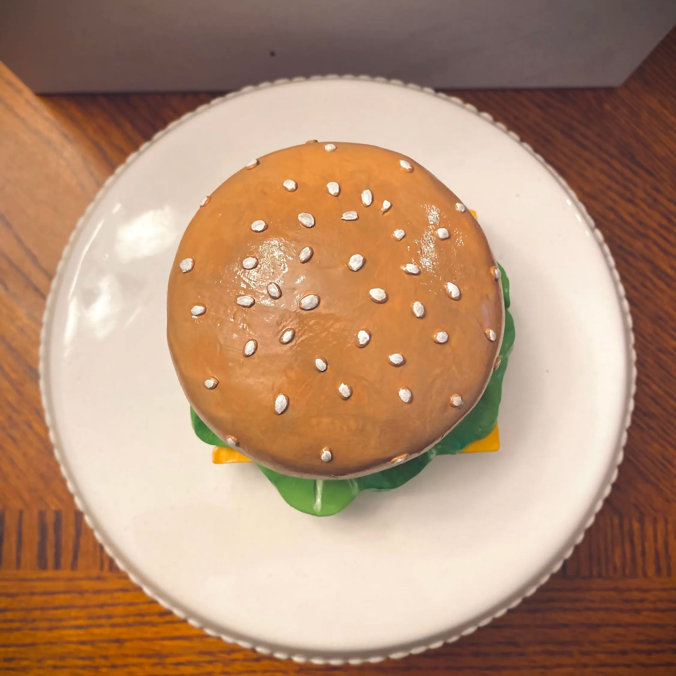 Handmade Hamburger  Drink Coasters
