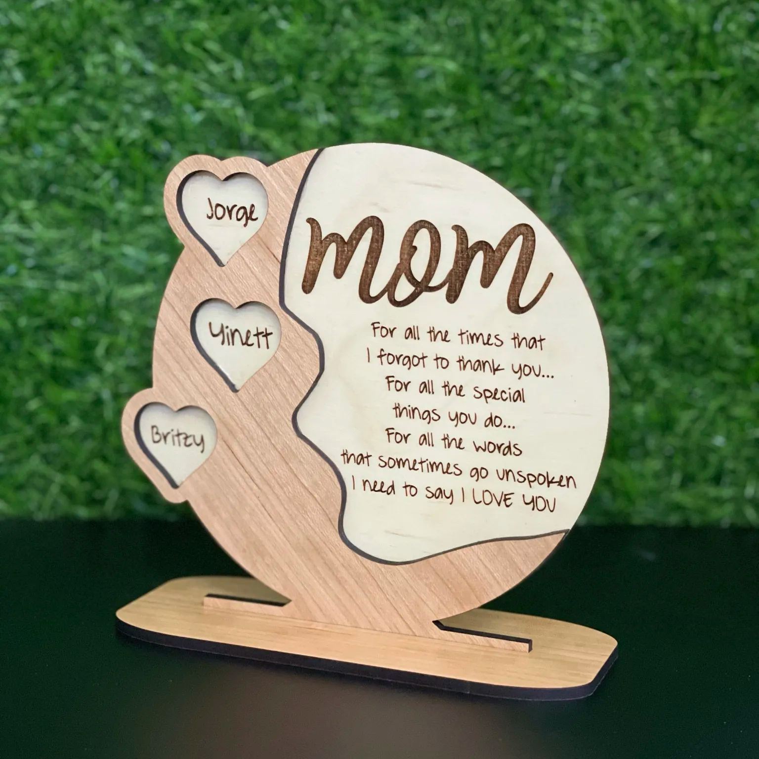 Mother's Day Wood Plaque Gift