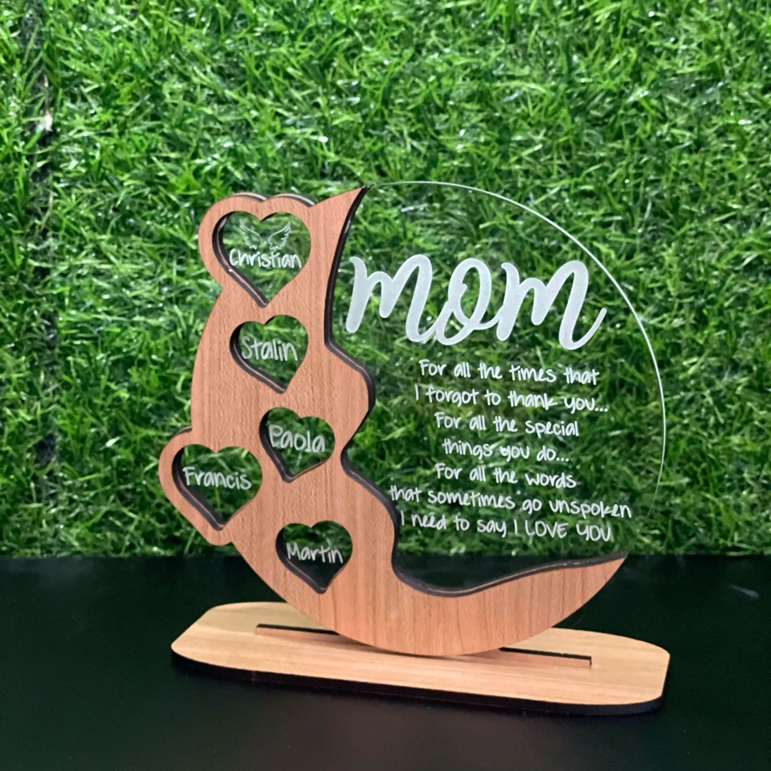 Mother's Day Wood Plaque Gift
