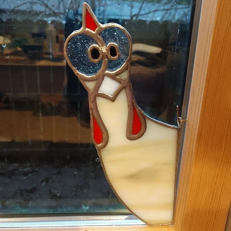 Funny Window Corner Decor - 🐓Peeping Rooster