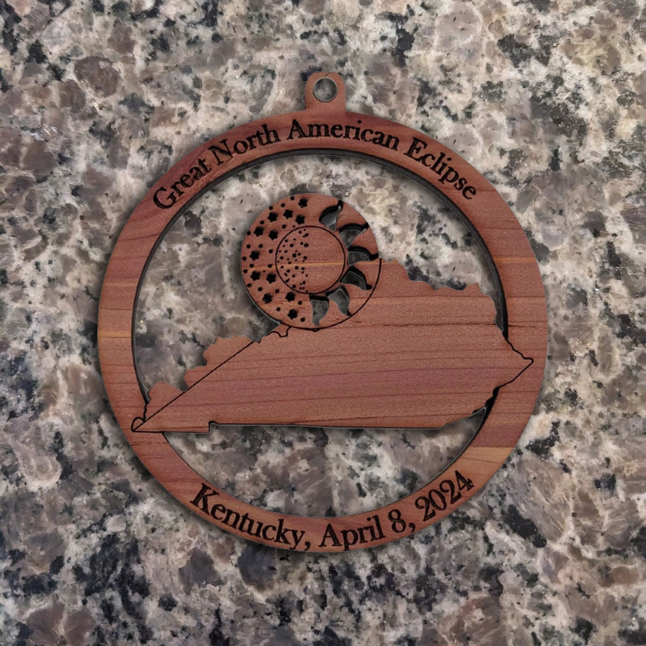 2024 Solar Eclipse Refrigerator Magnet - North American Eclipse Souvenir