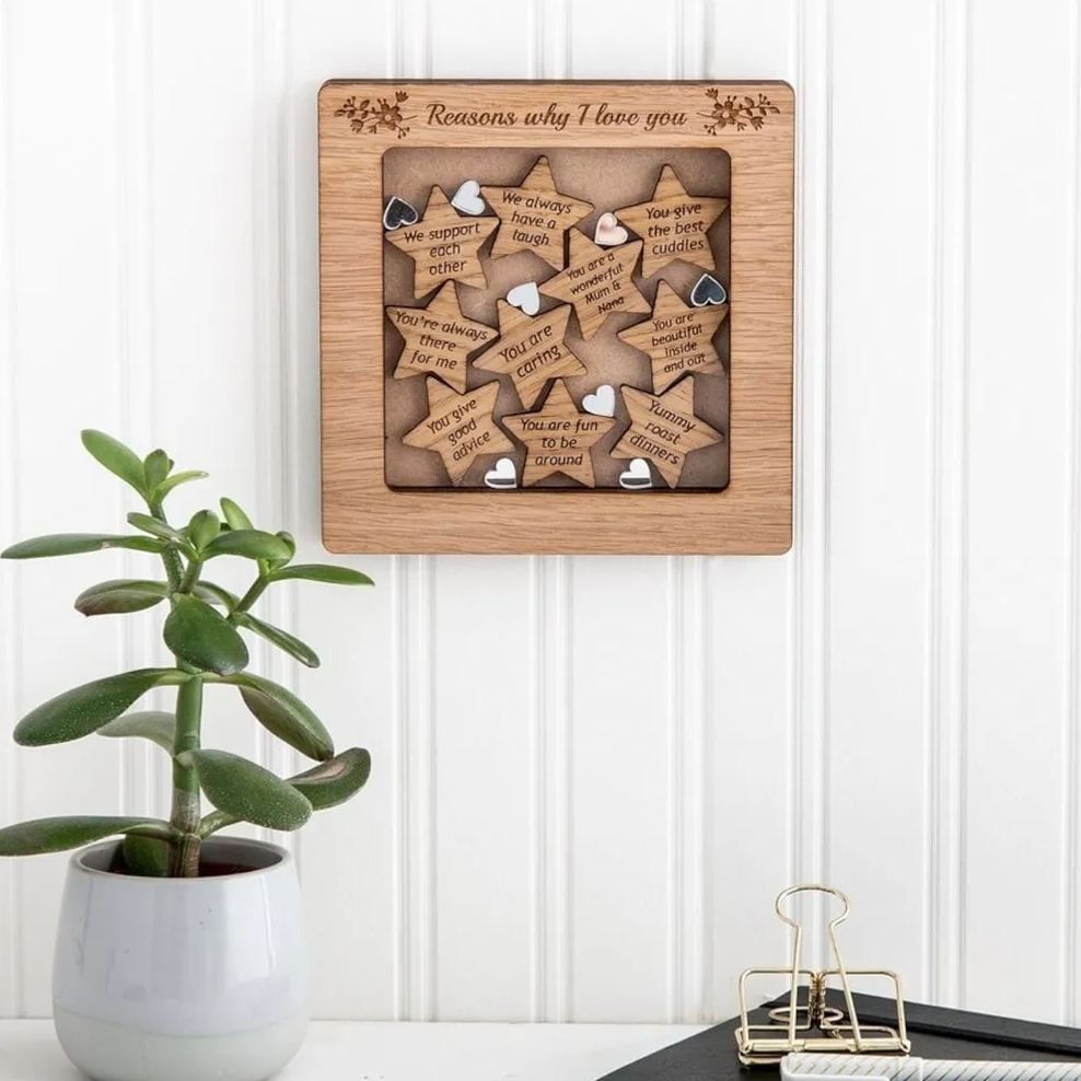 Personalised 10 Reasons Why I Love You-Things I love about you Frame