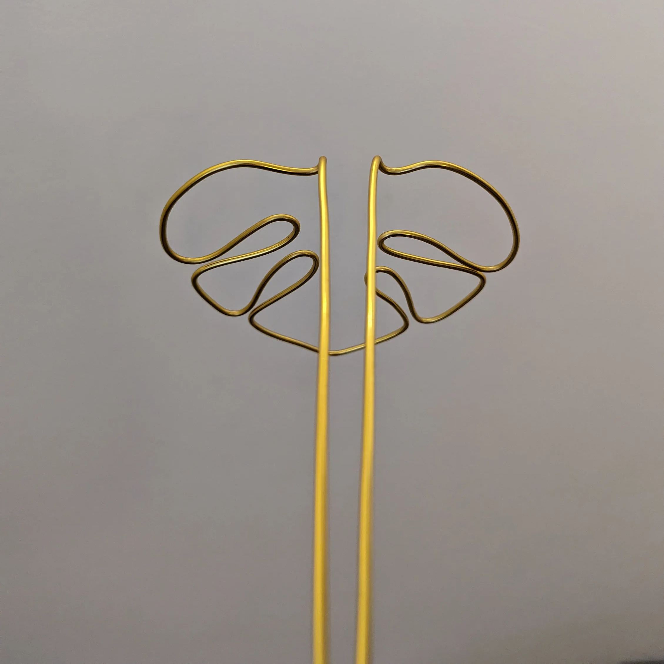 Monstera Shaped Plant Support 