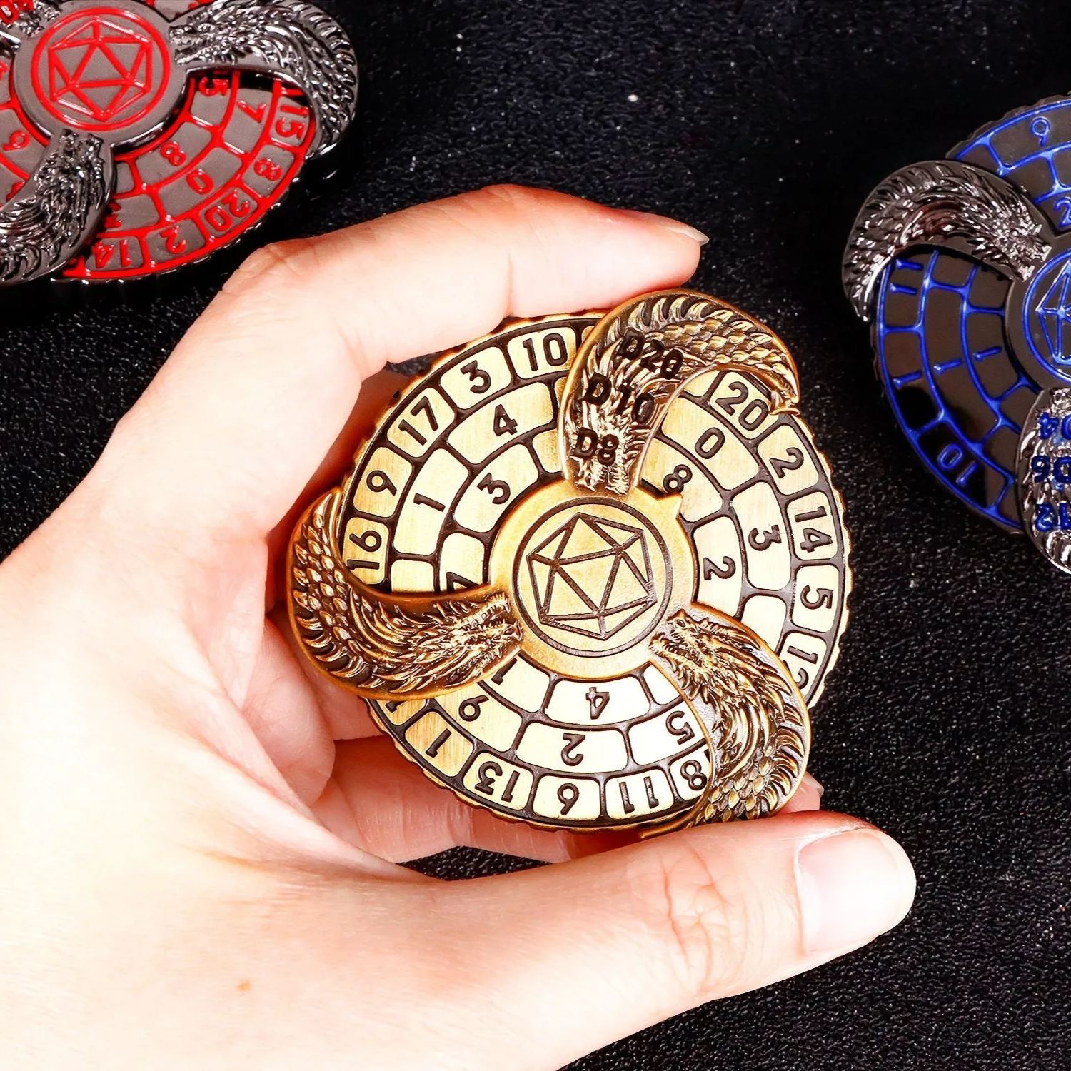 🐉DND 7-in-1 Metal Fingertip Gyro
