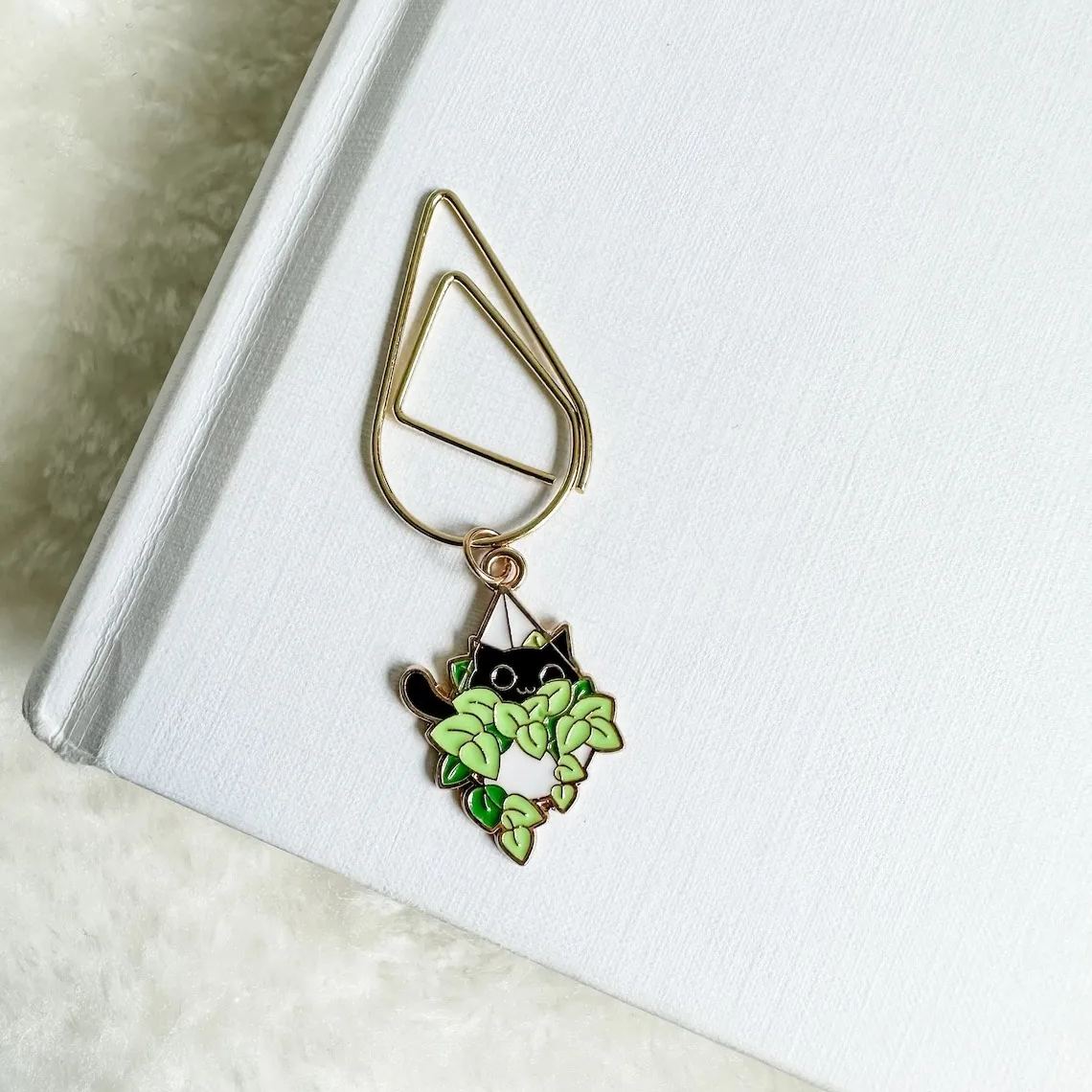 Funny Cat Bookmark Paperclip