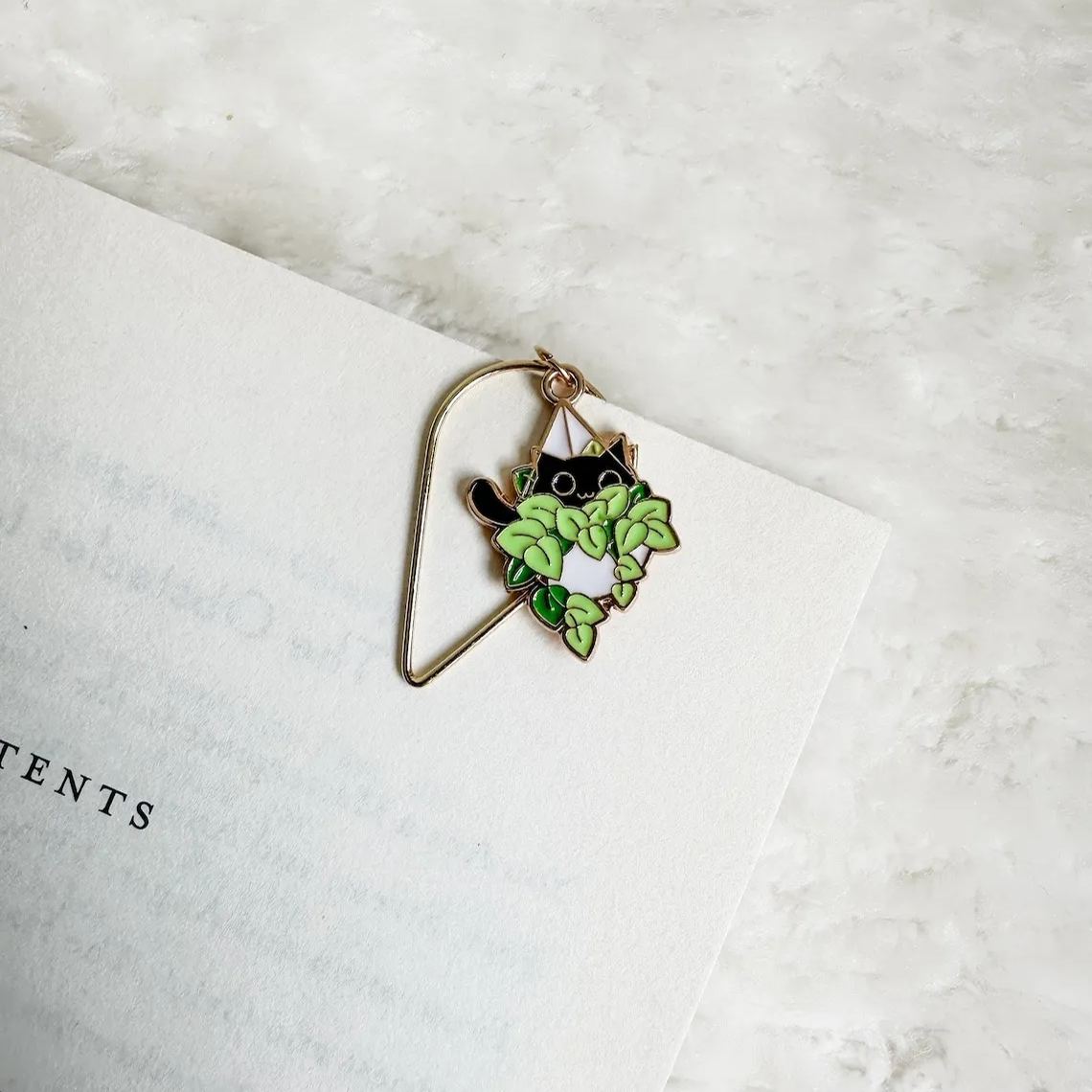 Funny Cat Bookmark Paperclip