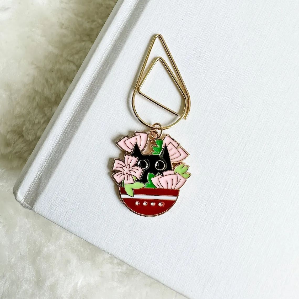Funny Cat Bookmark Paperclip