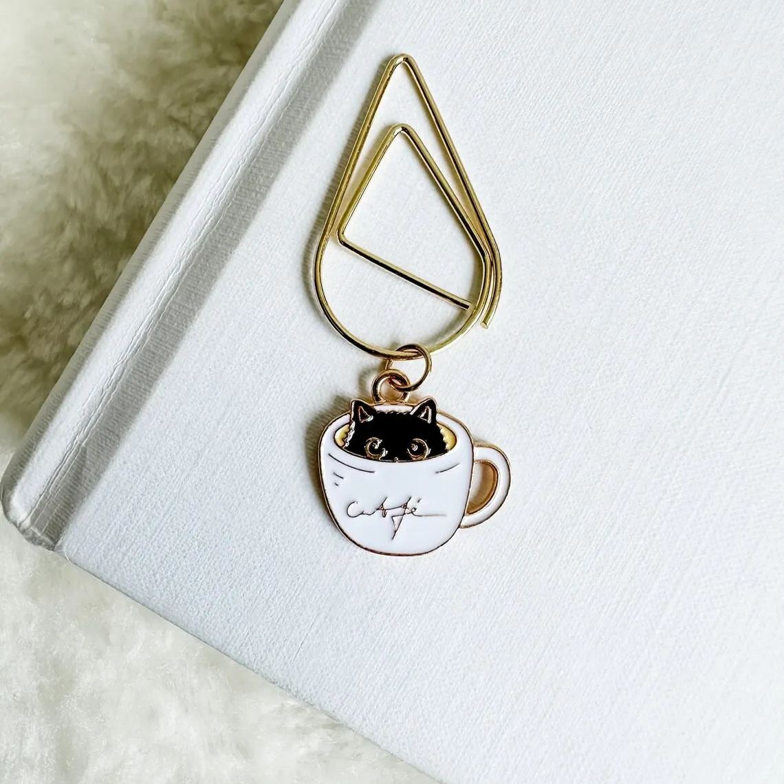 Funny Cat Bookmark Paperclip