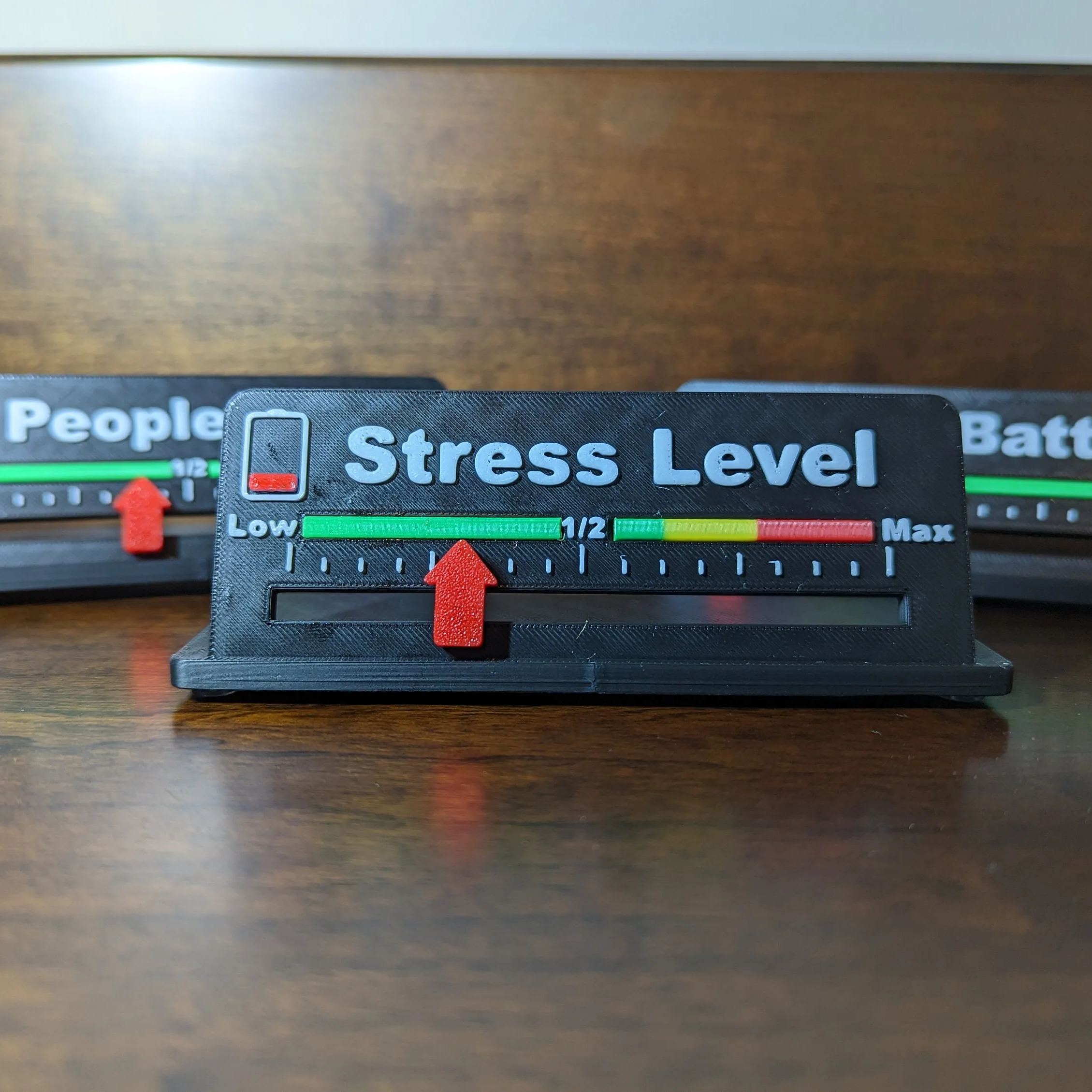 Social Battery Indicator Desk Sign