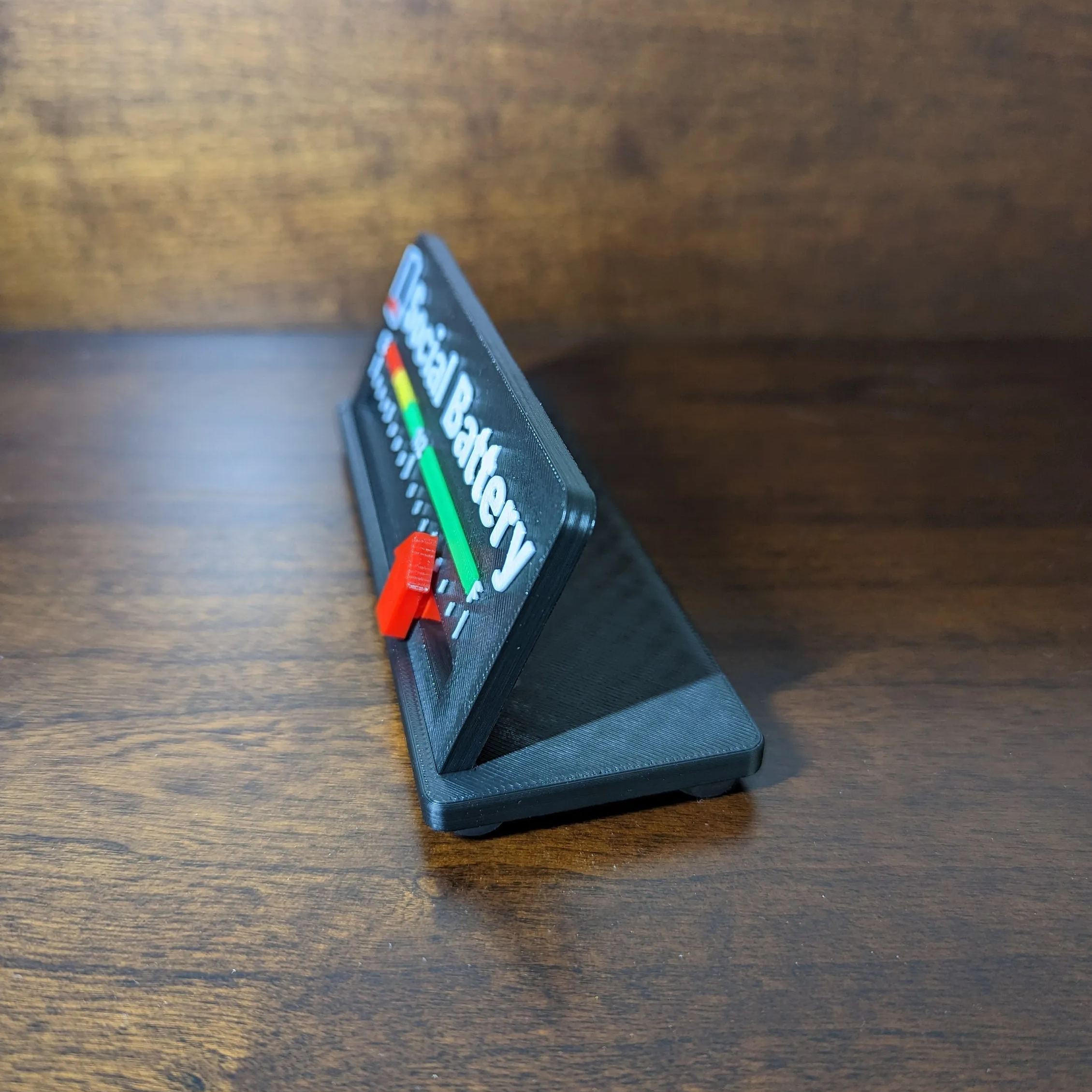 Social Battery Indicator Desk Sign