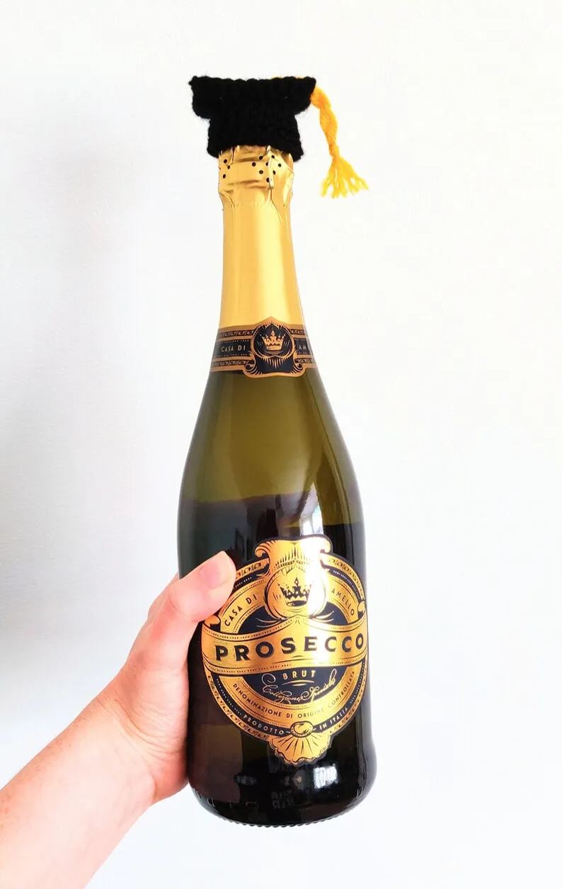 Graduation Cap Bottle Topper
