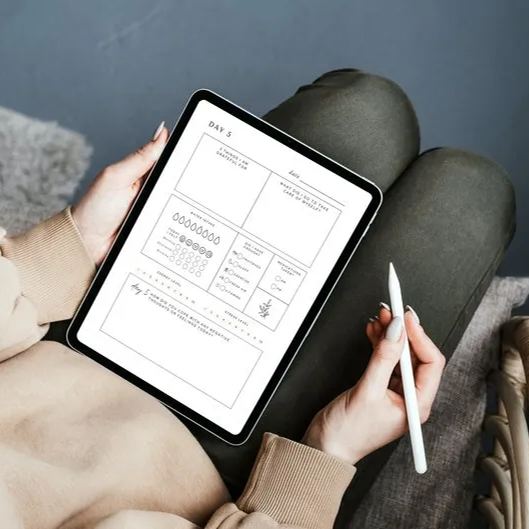 Mood Tracker Journal for Mental Wellness 