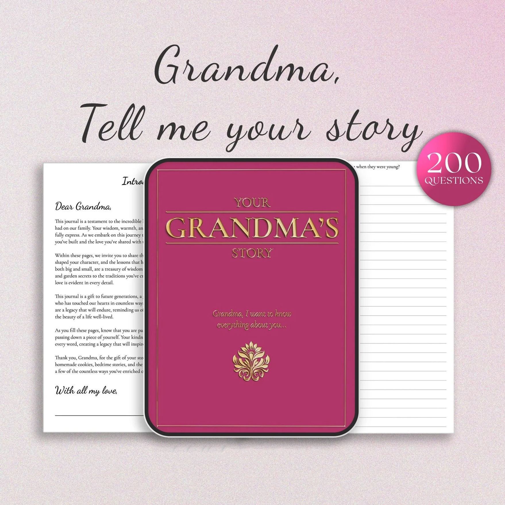 Tell Me Your Story-Create a Precious Family Keepsake