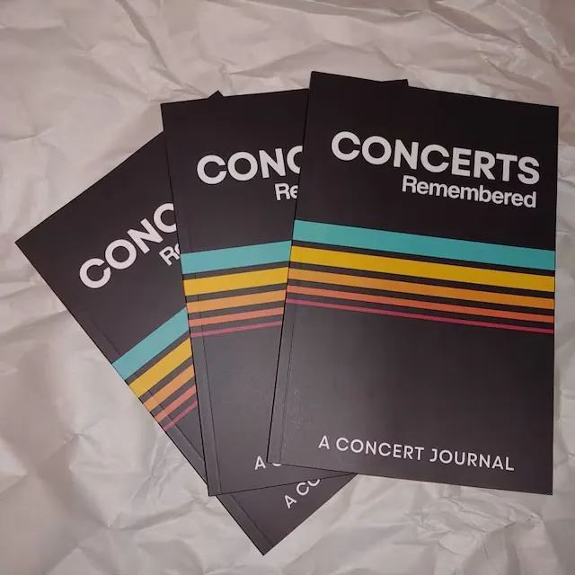 Concert Journal | Track Favorite Concerts