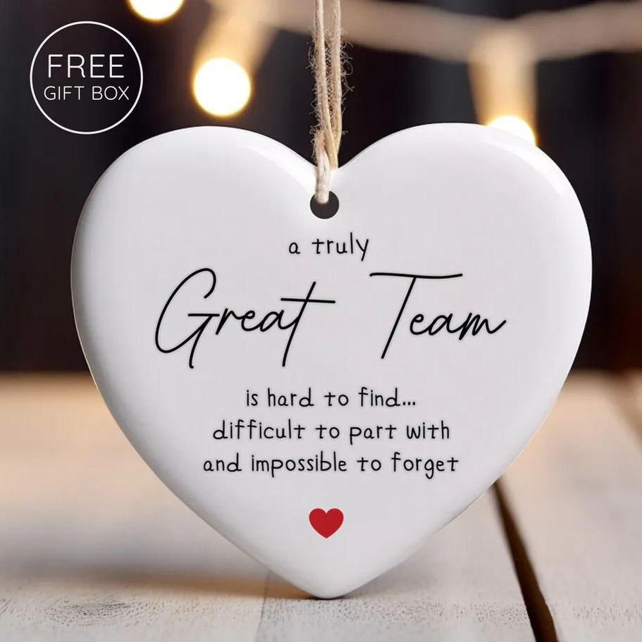 Thank You Christmas Ceramics Ornament