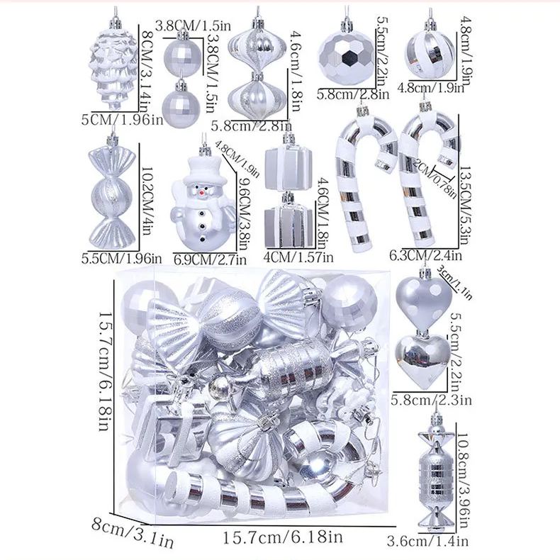 16Pcs Christmas Ornaments Balls Set