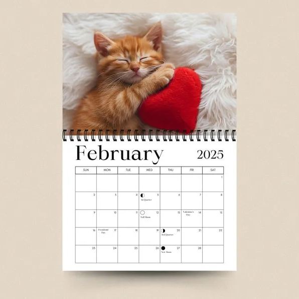 Calendrier Chat 2025