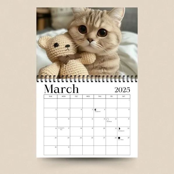 Calendrier Chat 2025