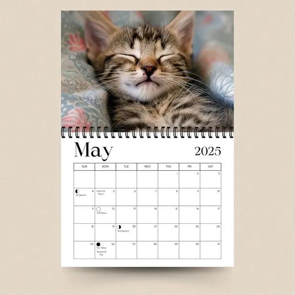 Calendrier Chat 2025