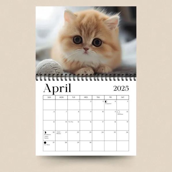 Calendrier Chat 2025