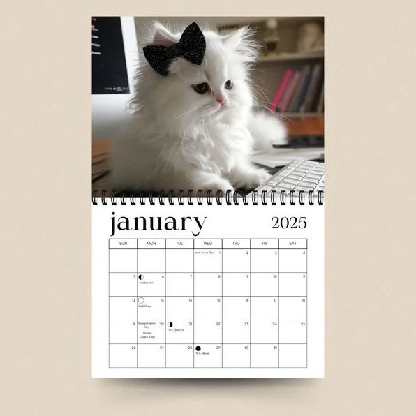Calendrier Chat 2025