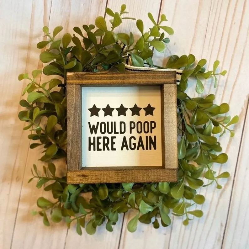 I Love You the Most Wooden Decor Sign
