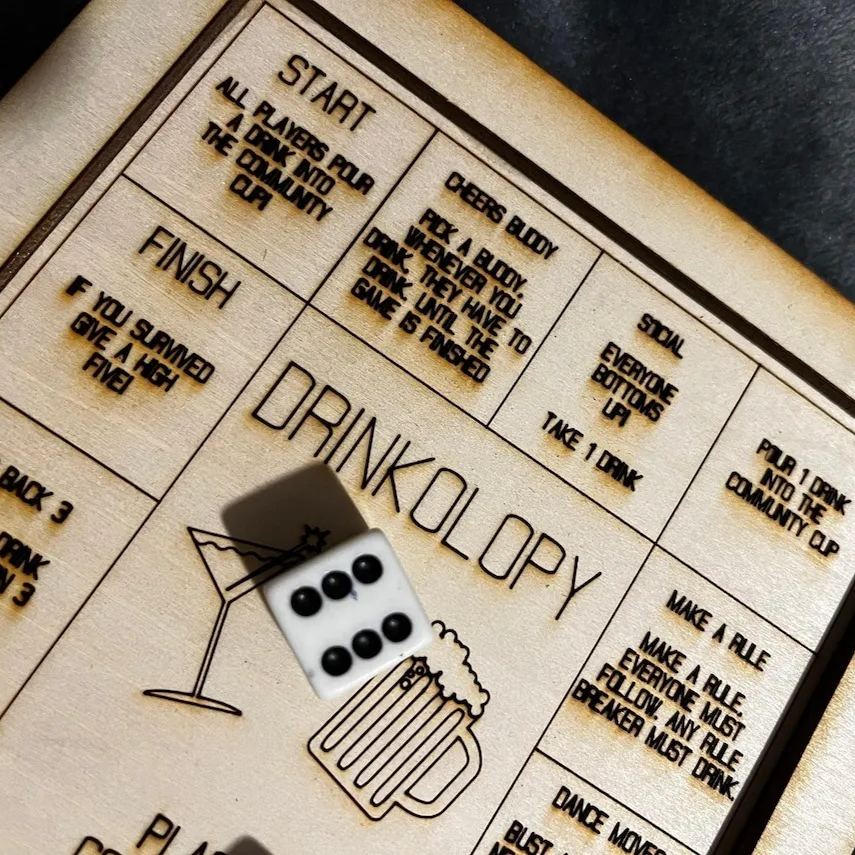 🍻Left Right Drink Drinking Game- Adult Drinking Game Left Right Center