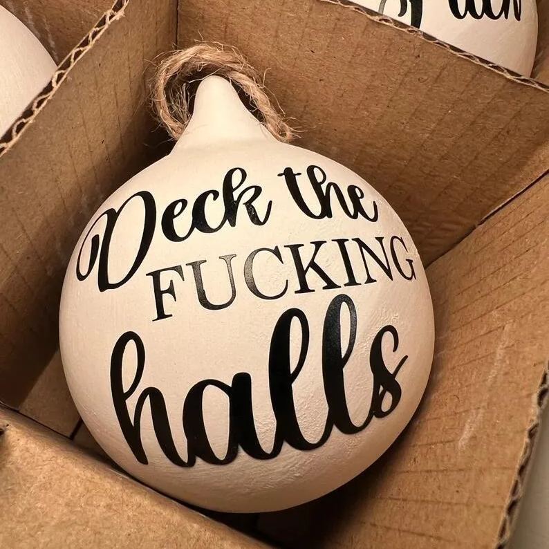 🎁Christmas Funny Offensive Bauble-Rude Baubles