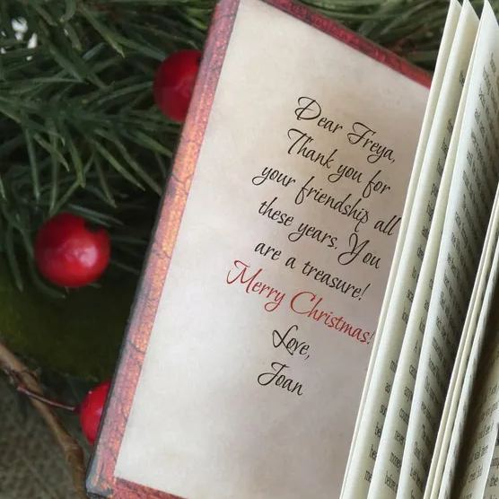 Miniature Bible Christmas Ornament