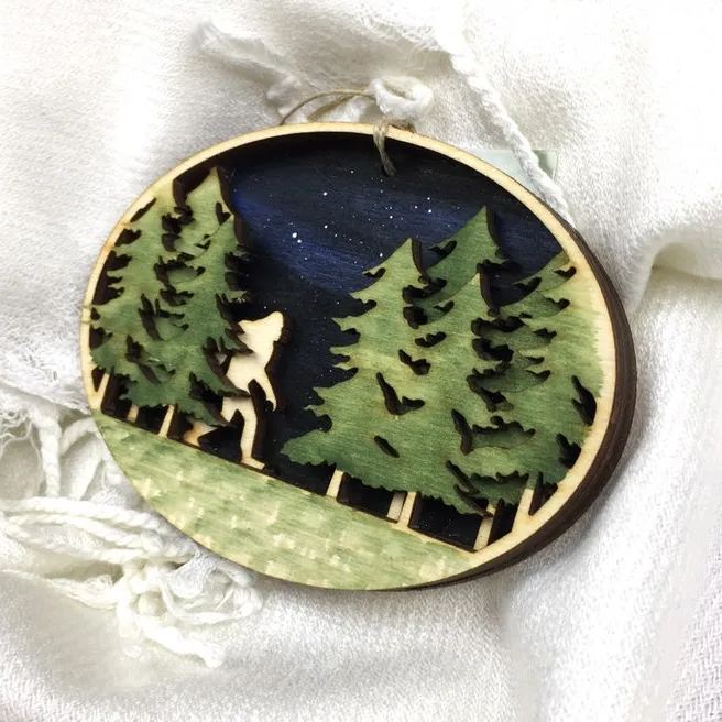 Bigfoot Christmas Ornament