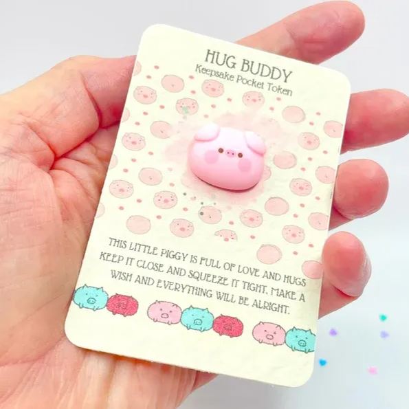Pig Heart Pocket Hug Buddy