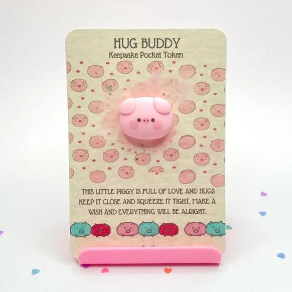 Pig Heart Pocket Hug Buddy