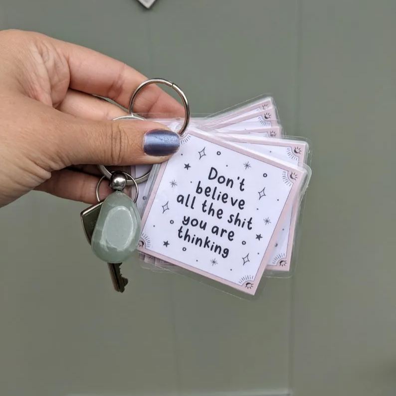 Sweary Keyring Affirmation Cards – A Daily Dose of Sass and Positivity! 🔑✨