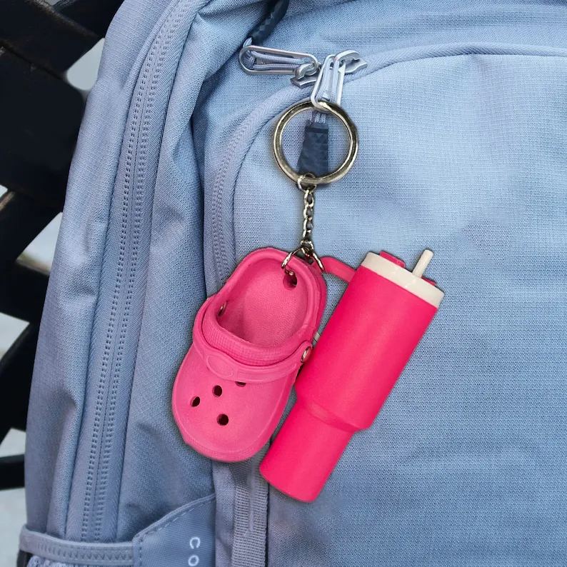 Mini cup + Crocs keychain