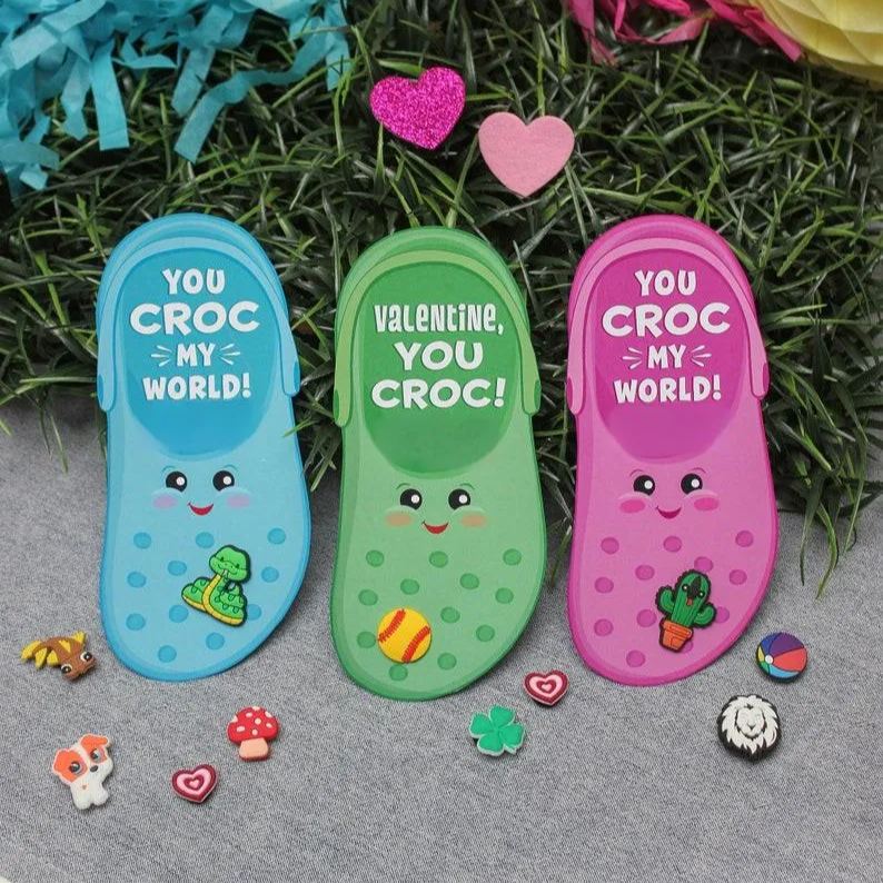 Shoe Charm Valentine Card