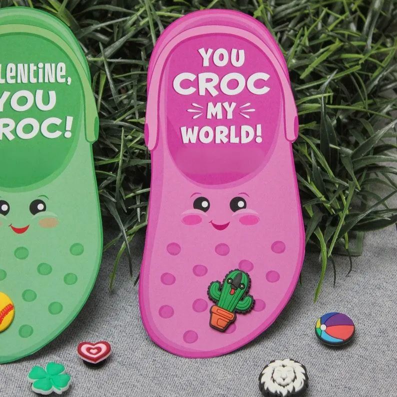 Shoe Charm Valentine Card