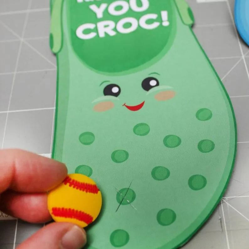 Shoe Charm Valentine Card