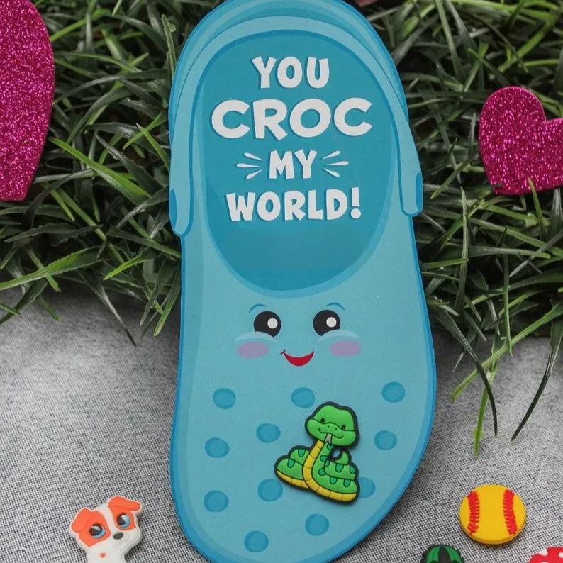 Shoe Charm Valentine Card