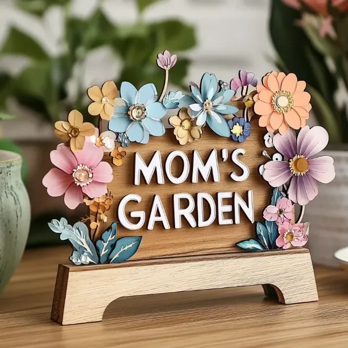 🌺Wooden Floral Decor