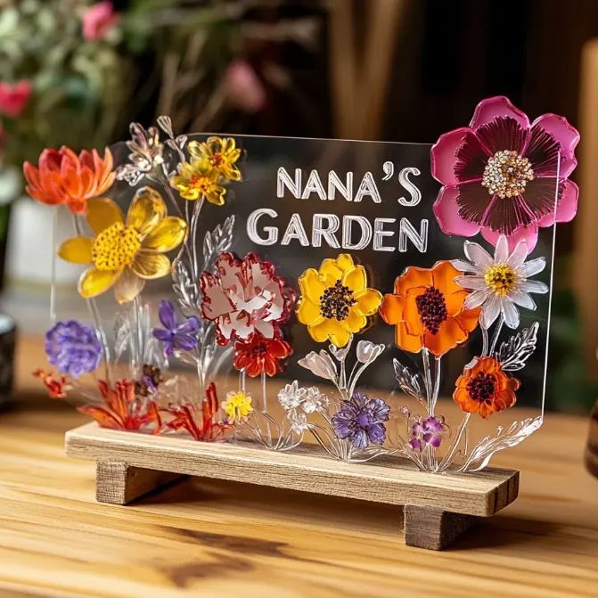 🌺Wooden Floral Decor