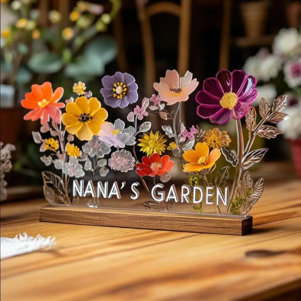 🌺Wooden Floral Decor