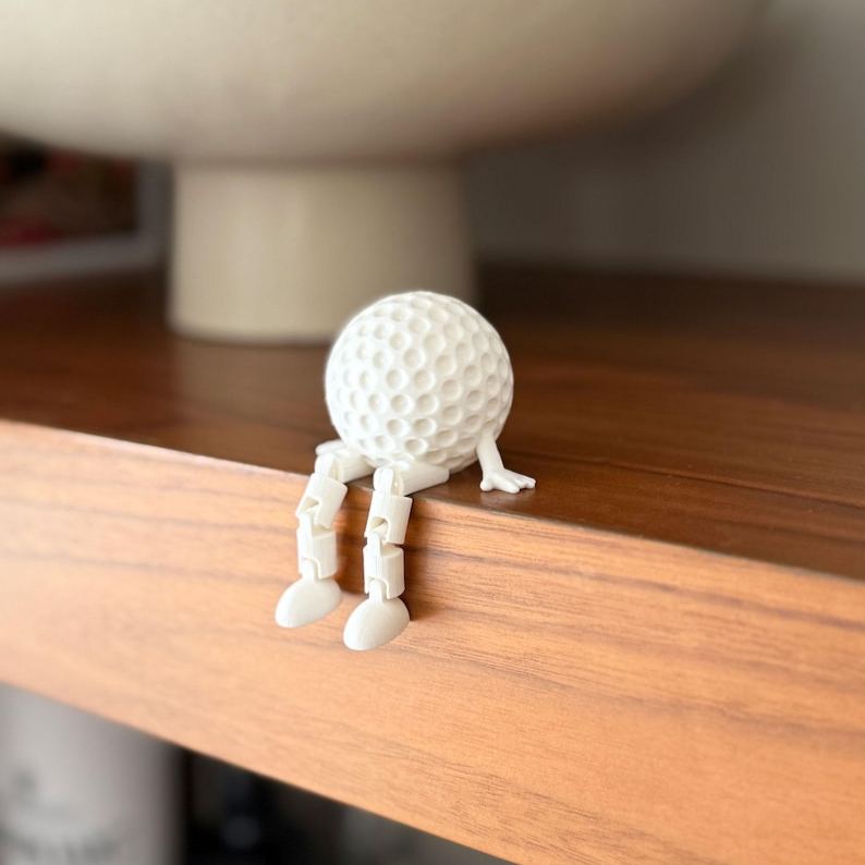Funny Golf Ball Buddy Desk Decor