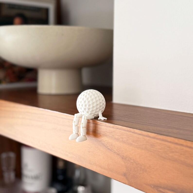 Funny Golf Ball Buddy Desk Decor